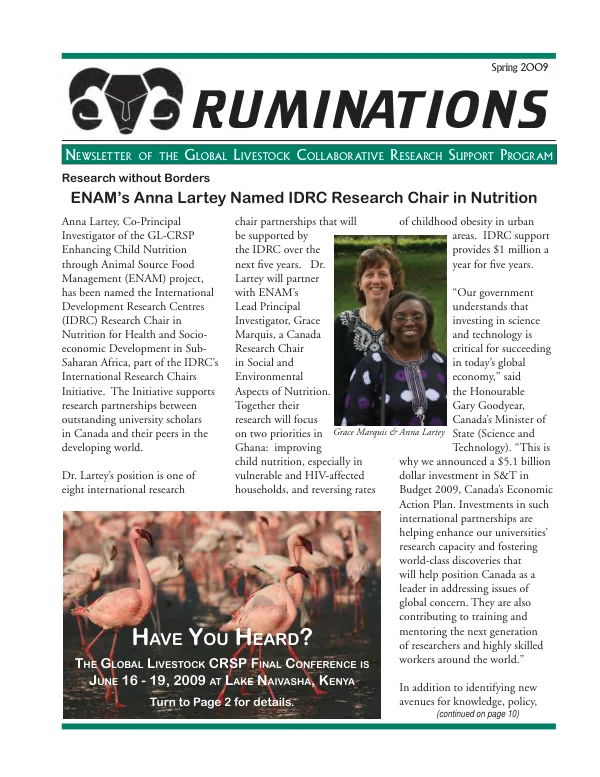 Ruminations Spring 2009
