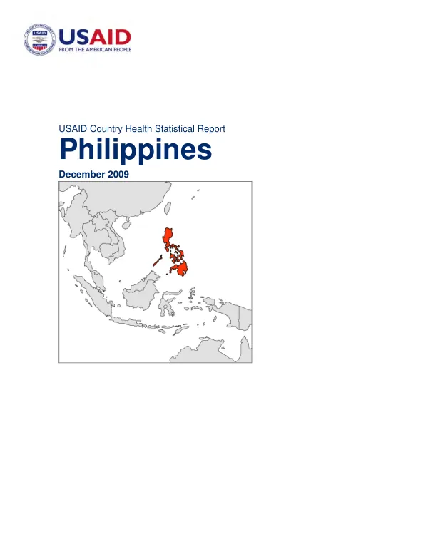 USAID Country Health Statistical Report Philippines