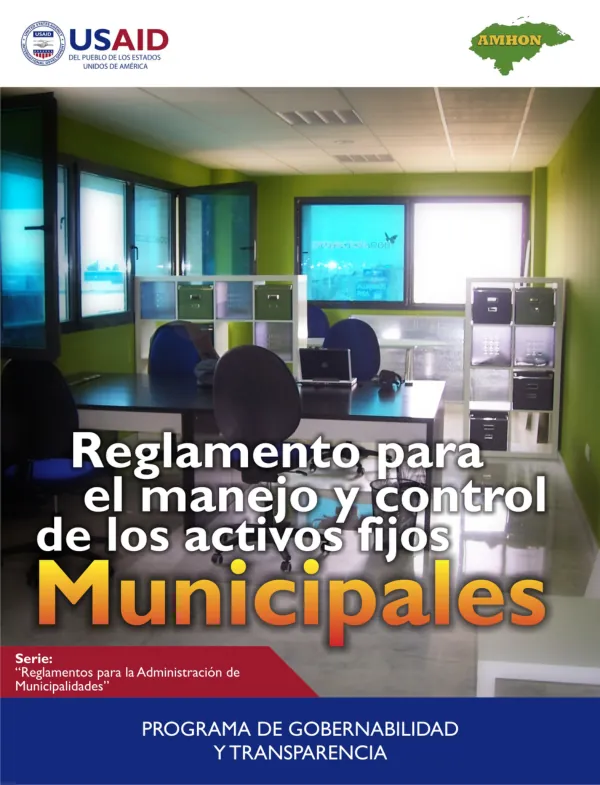 Reglamento para el Manejo y Control de los Activos Fijos Municipales