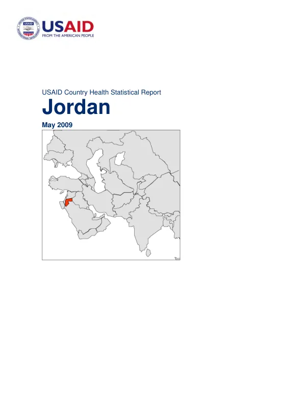 USAID Country Health Statistical Report Jordan