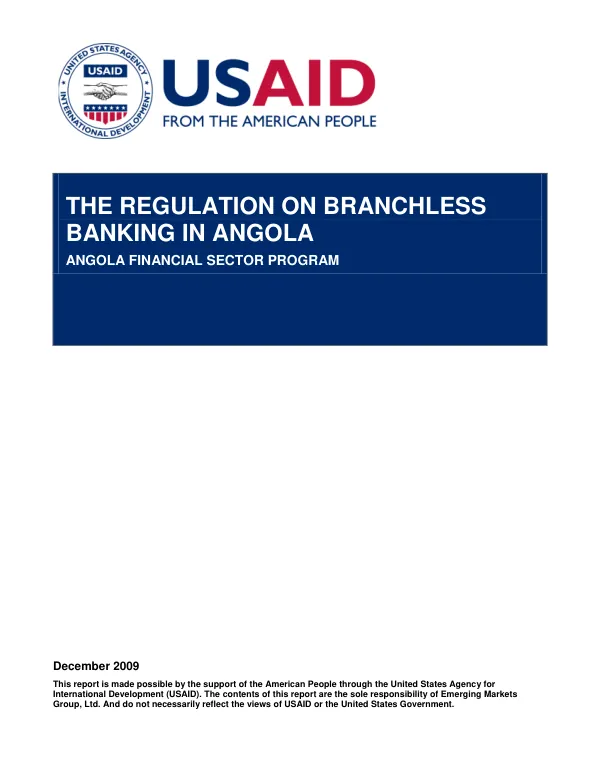 The Regulation on Branchless Banking in Angola