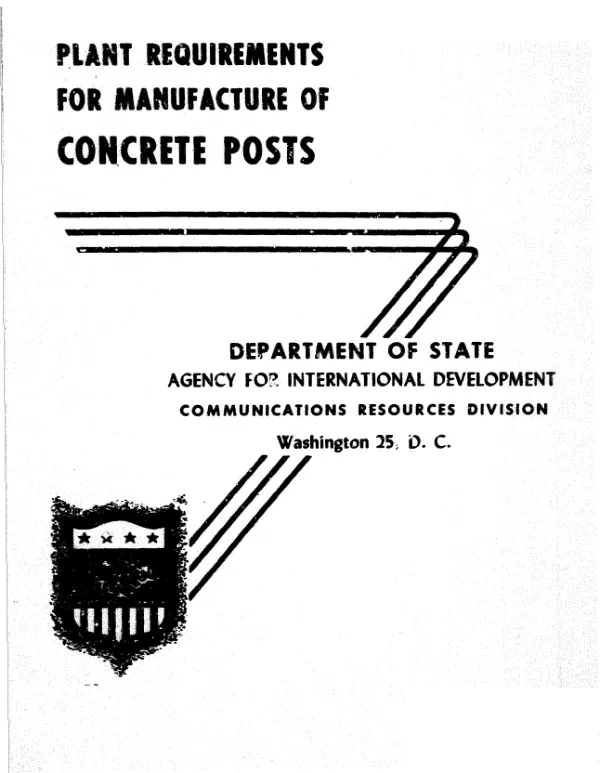 Concrete Fence Posts Manufacturing Plant Establishment in a Foreign Country