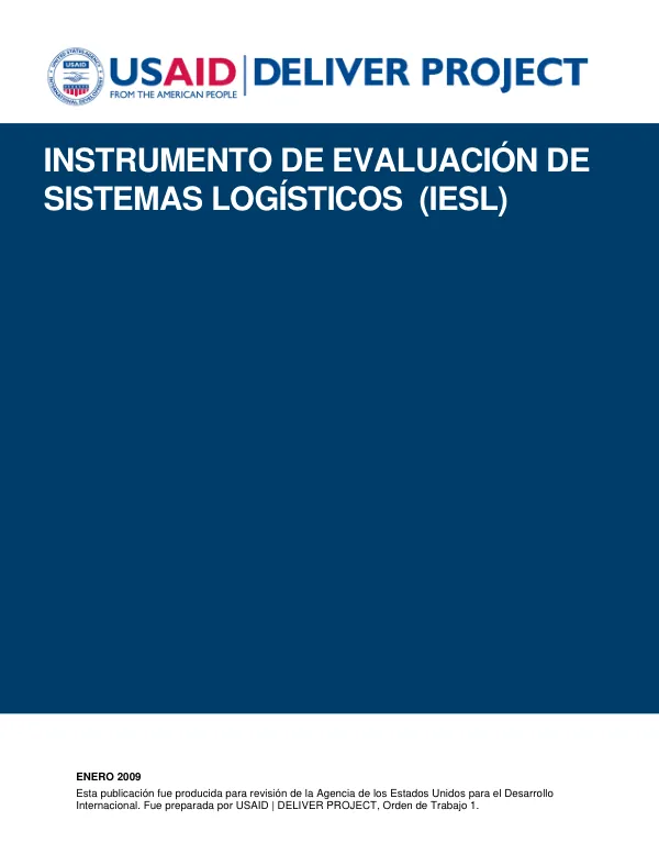 Instrumento de Evaluación de Sistemas Logísticos (IESL)