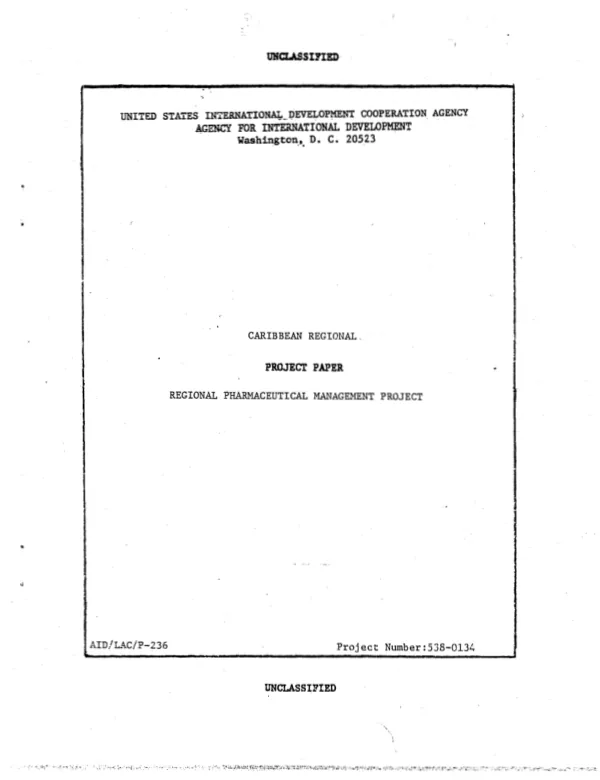 Regional Pharmaceuticals Management Project