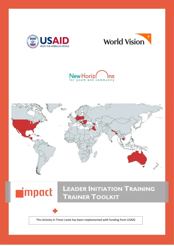 Leader Initiation Training Trainer Toolkit