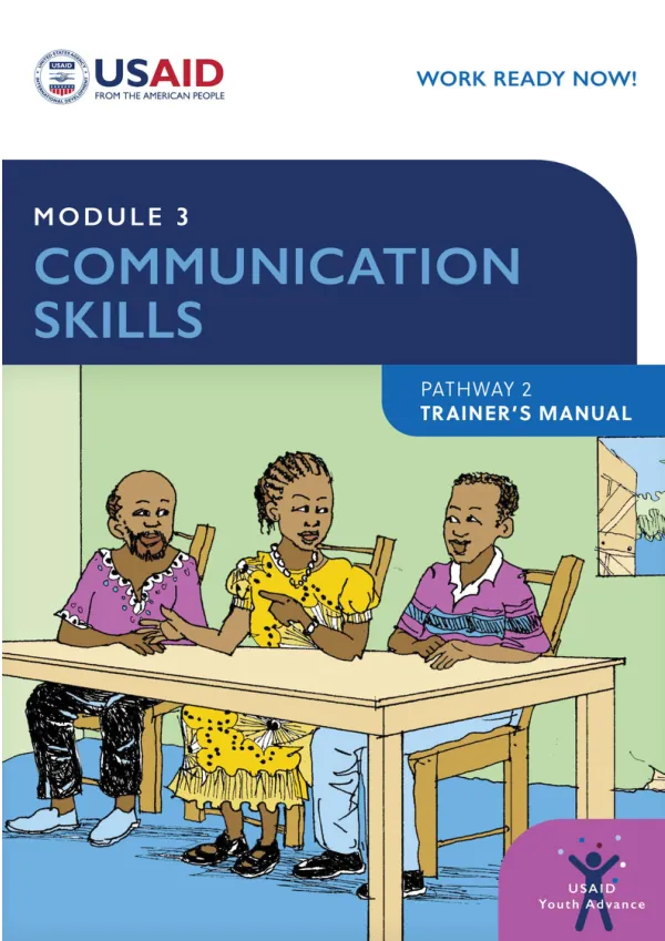 Module 3: Communication Skills Trainer’s Manual
