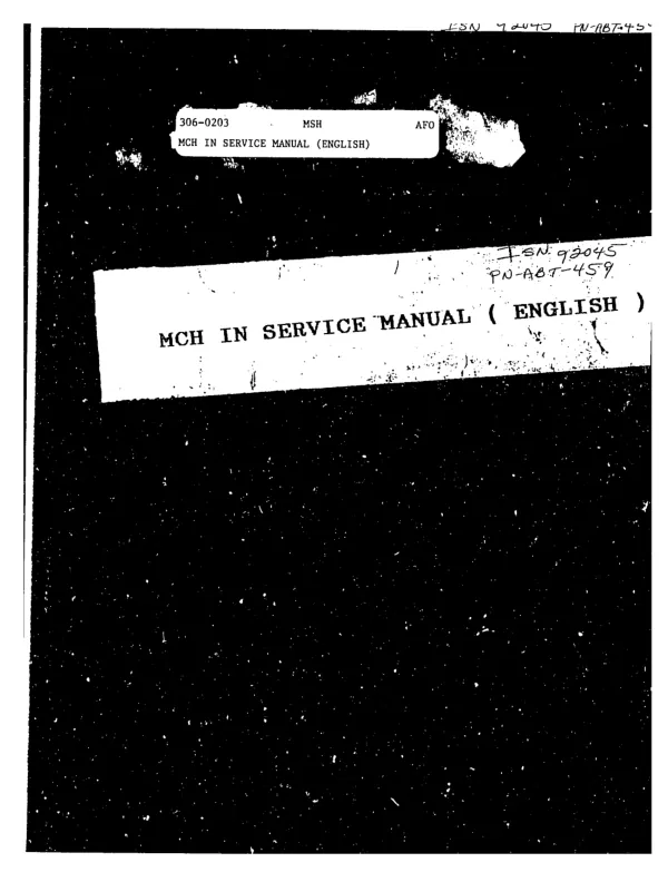 Maternal & Child Health In-Service Training Manual