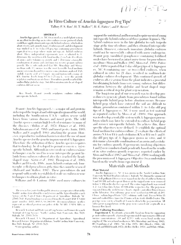 In Vitro Culture of Embryos from the African Catfish Clarias gariepinus