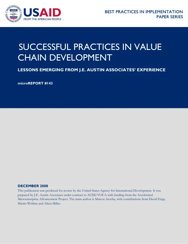 Final report : USAID operations and maintenace training project, October 2008-November 2012