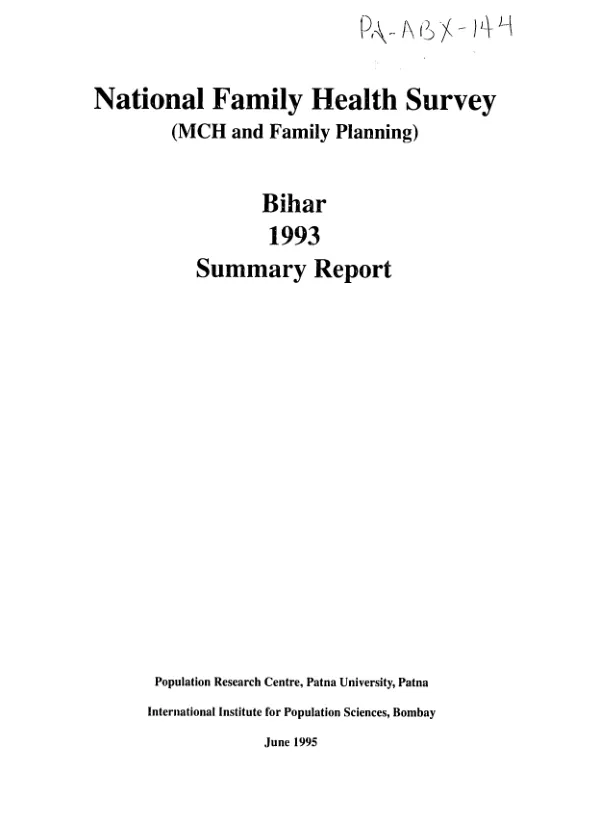Final evaluation : THANZI ("good health") (TB health activities in Zambia)