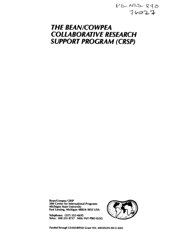 Africare-Chad FY12 annual results report, FFP-A-00-08-00070
