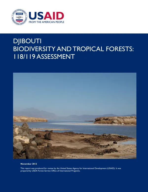 Djibouti biodiversity and tropical forest : 118/119 assessment