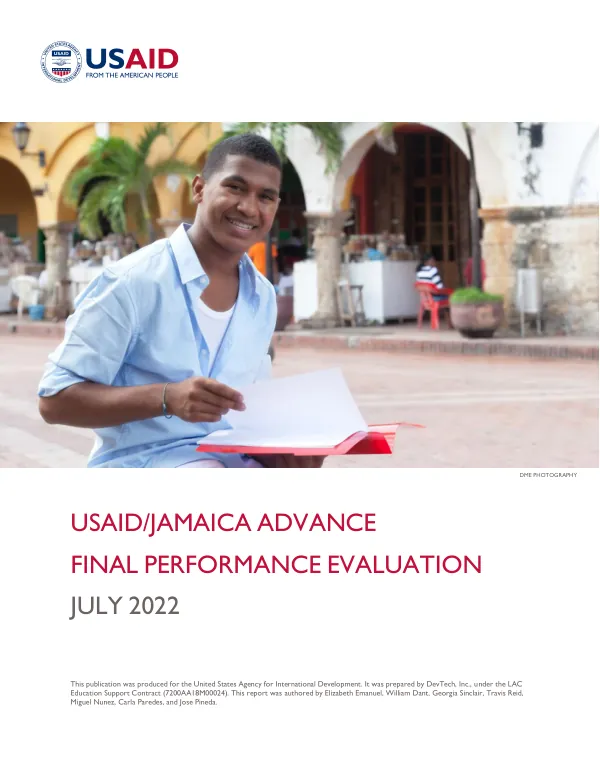 LAC Support Contract Jamaica Advance Performance Evaluation