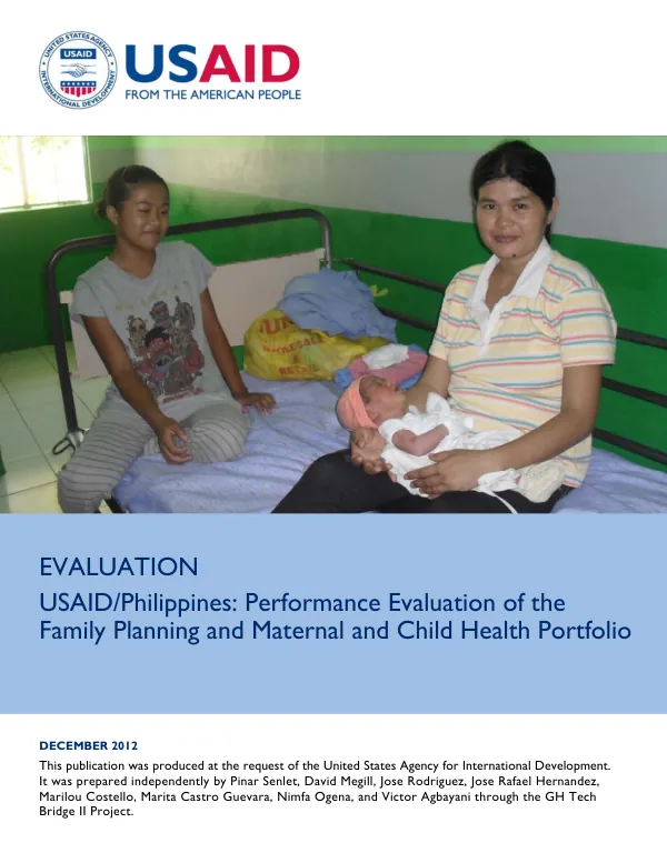 Evaluation report : FPMD [family planning management development] supervision assistance to the family planning program of the Burkina Faso Directorate of Family Health
