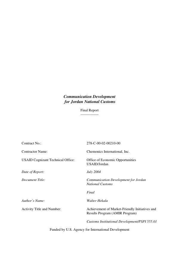 Rural roads maintenance systems project : district equipment policy study (phase II) -- final report