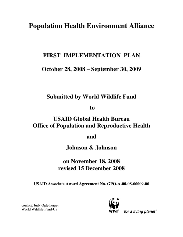 USAID/G-CAP family and community health strategy