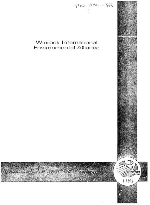 Final report : contract no. AFR-0000-C-00-9002-00 provision of administrative and logistics support services to USAID/Chad