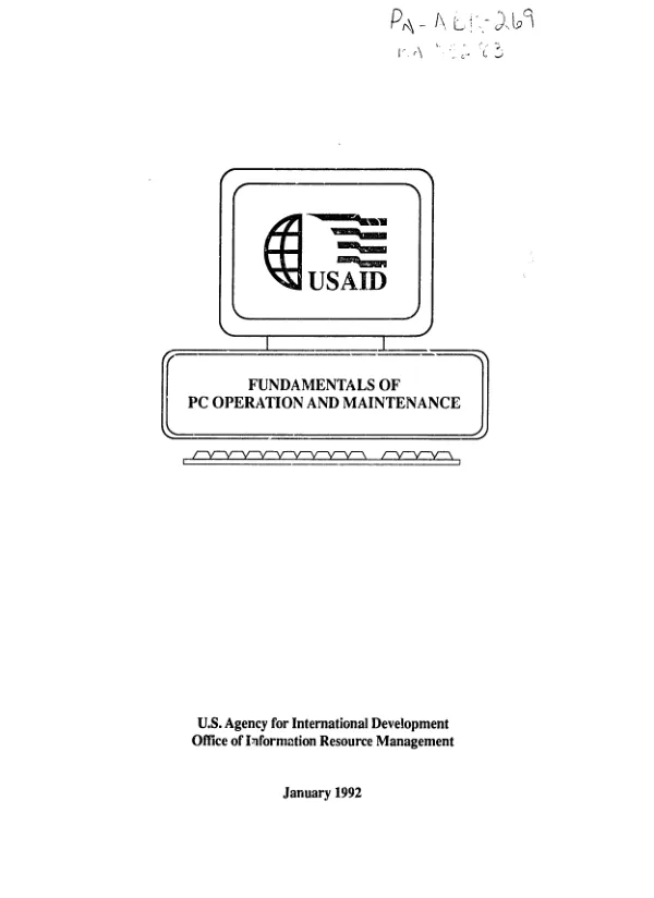 Fundamentals of PC operation and maintenance