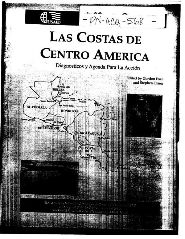 Costas de Centro America : diagnosticos y agenda para la accion