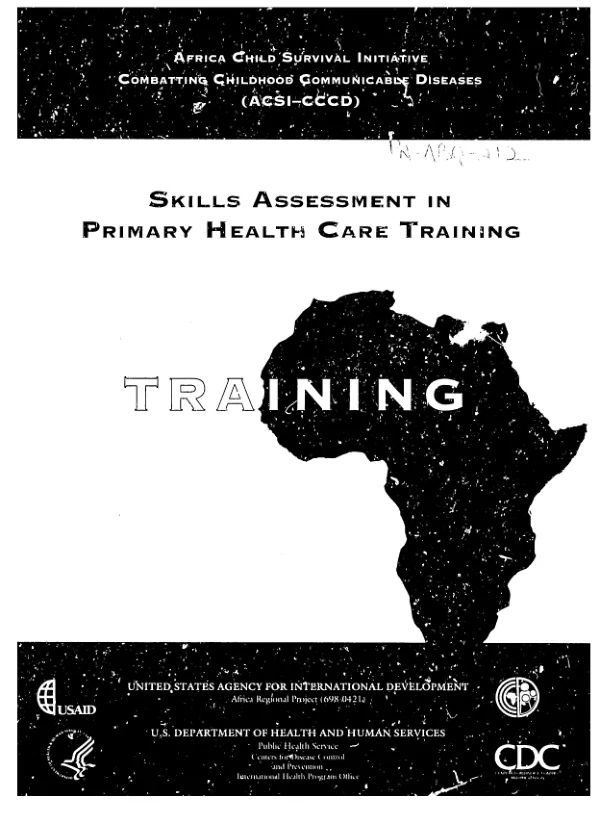 Skills assessment in primary health care training