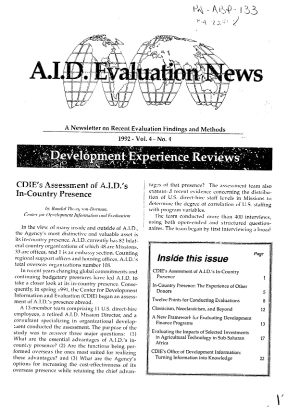Development experience reviews