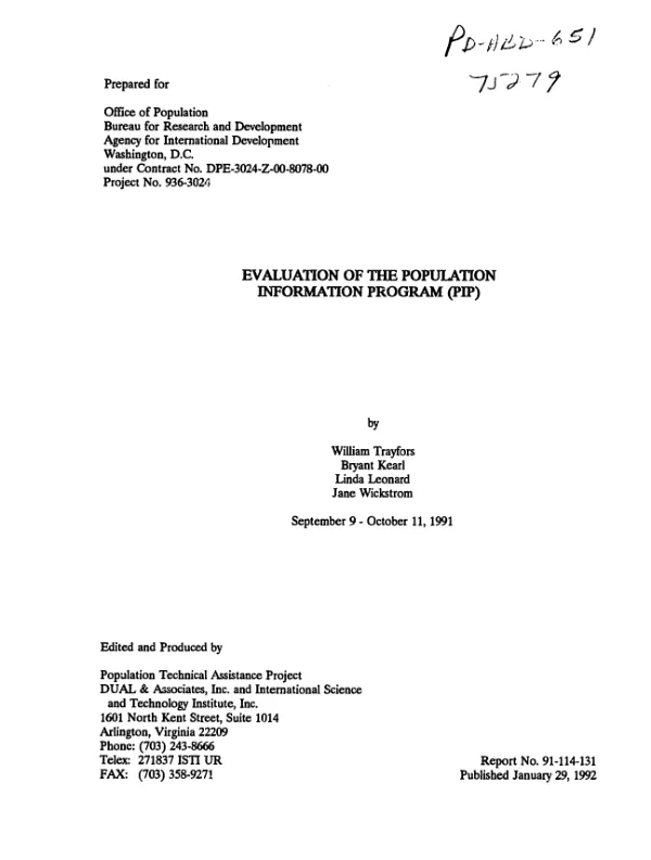 Assessment of commodity needs for integrated reproductive health in Zambia : applying the cost-estimate strategy