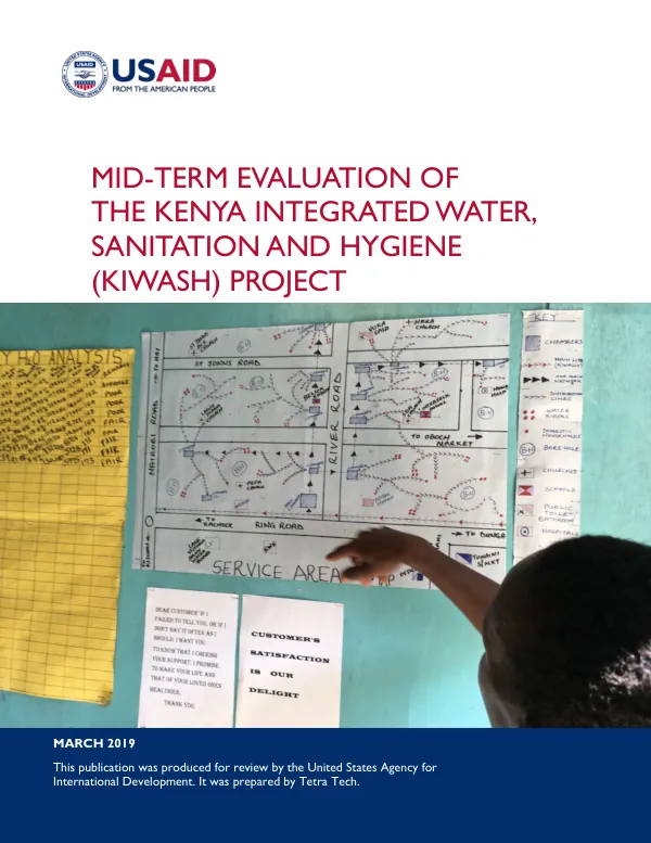 Mid-term evaluation of the Kenya integrated water, sanitation and hygiene (KIWASH) project