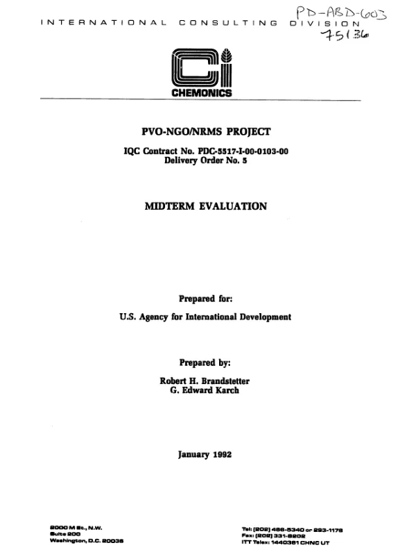 Policy paper : program focus within basic education