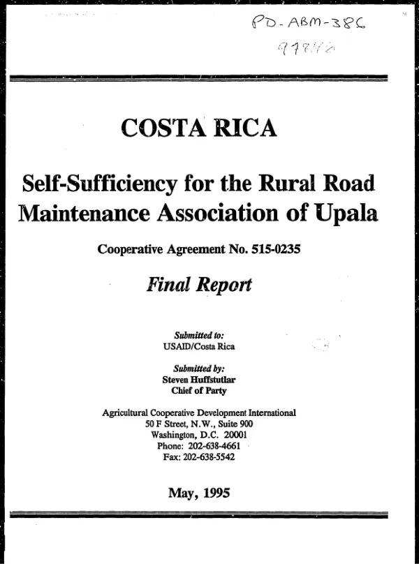 Kosovo emergency agri-input program [KEAP], October 1999-May 2000 : completion of project report