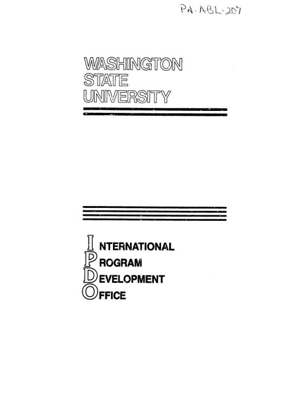 Fertilizer use and distribution in the Yemen Arab Republic