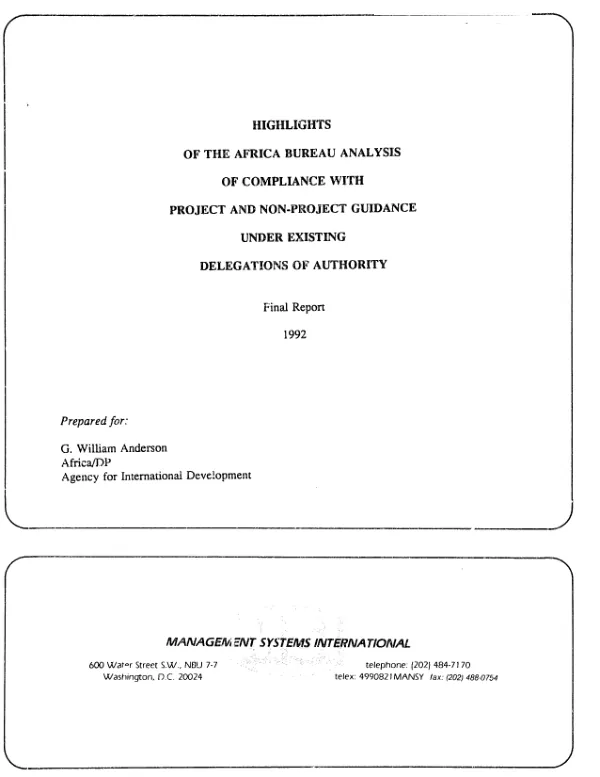Final evaluation report : resource conservation and utilization project (project no. 367-0132)
