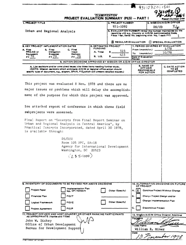 Mid-term evaluation report : family planning training support project, Centre for African Family Studies (CAFS), Aug. 20 - Sept 9, 1987