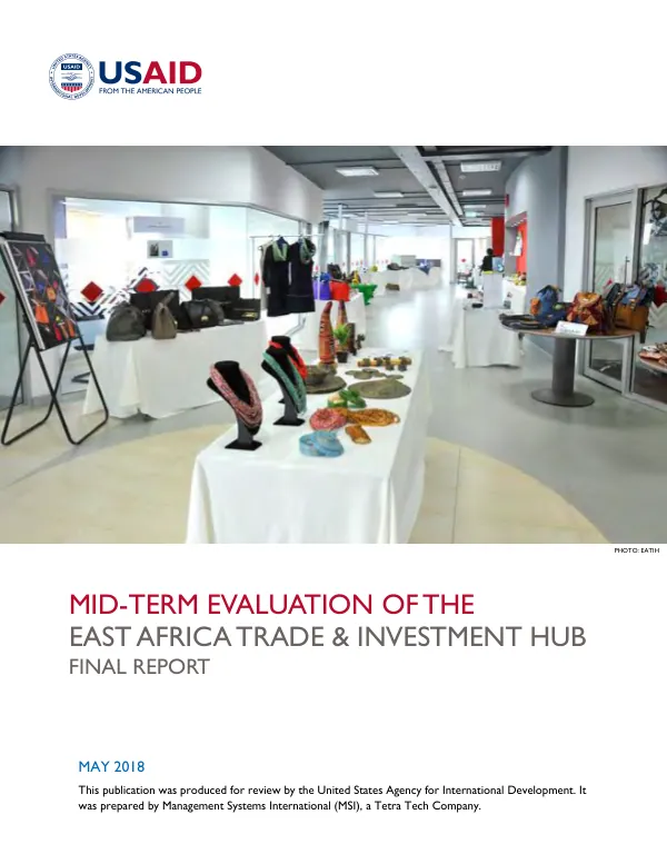 Mid-term evaluation of the East Africa trade & investment hub : final report