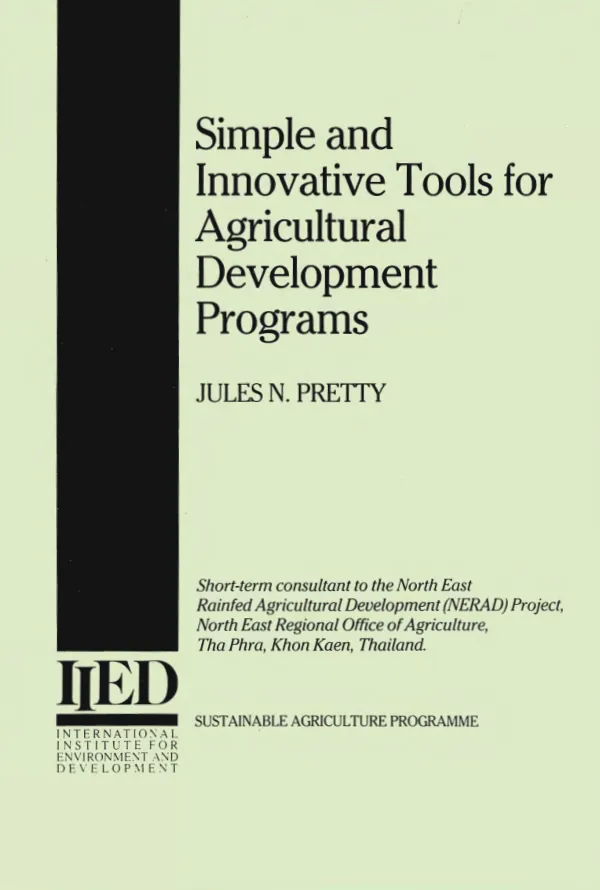 Simple and innovative tools for agricultural development programs