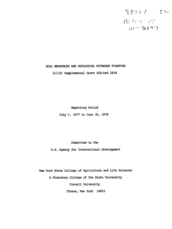 Briefing paper for Mr. Philip Birnbaum, Deputy Assistant Administrator, Bureau for Africa