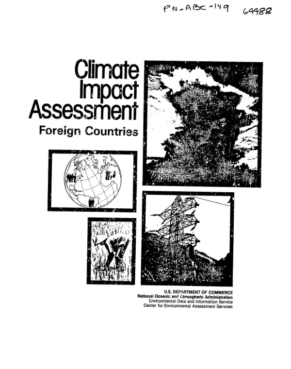 Climate impact assessment : foreign countries
