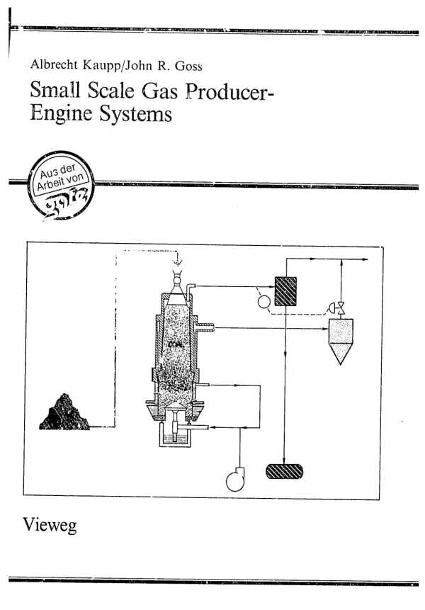 Small scale gas producer - engine systems