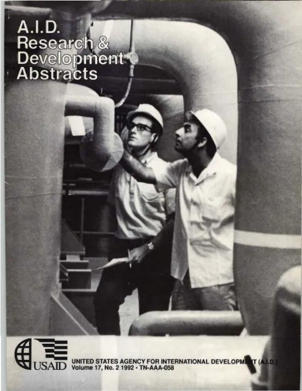 A.I.D. research and development abstracts [ARDA], v. 17, no. 2