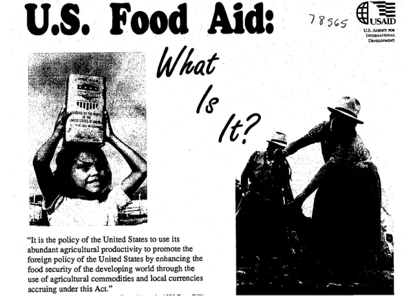 U.S. food aid : what is it