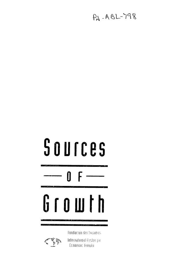 Sources of growth : a study of seven Latin American economies