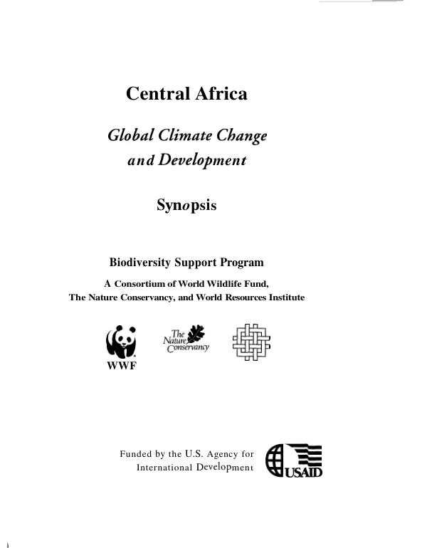 Central Africa : global climate change and development -- synopsis
