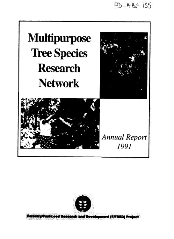 Multipurpose tree species research network : annual report : 1991