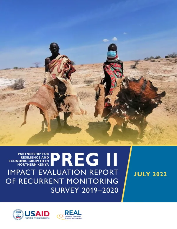 Partnership for resilience and economic growth (PREG) initiative in Northern Kenya II : impact evaluation report of recurrent monitoring survey 2019-2020