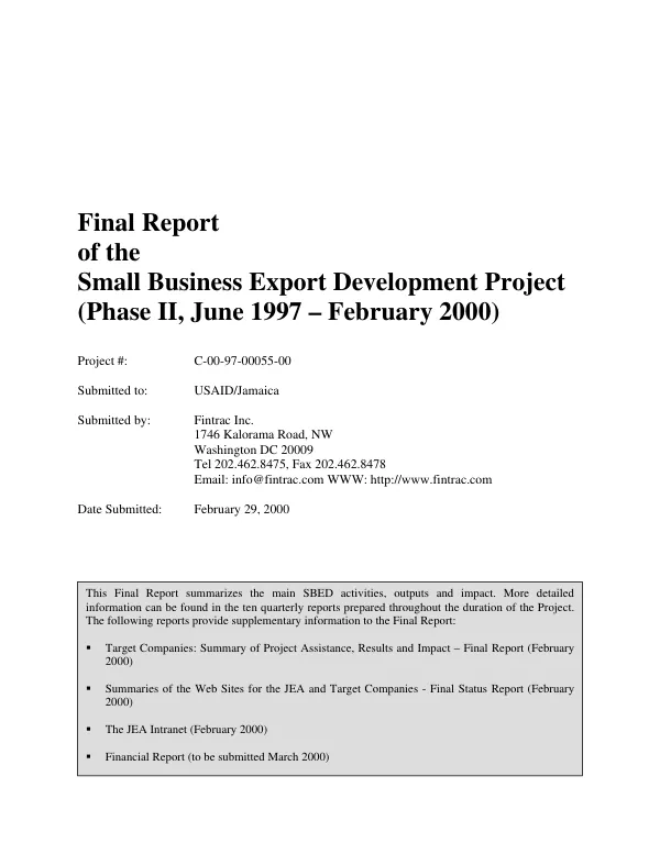Republic of the Congo -- pre-election assessment report