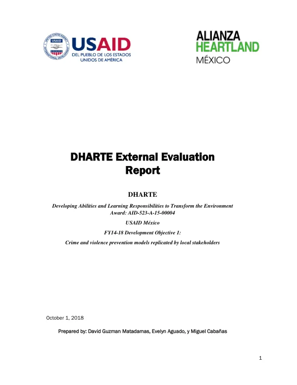DHARTE external evaluation report
