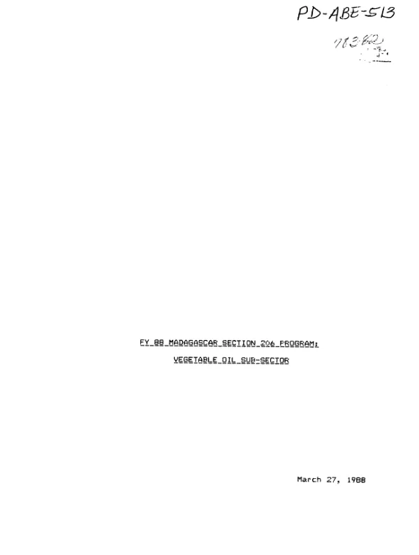 Evaluation of the private sector policy support project (no. 383-0100)