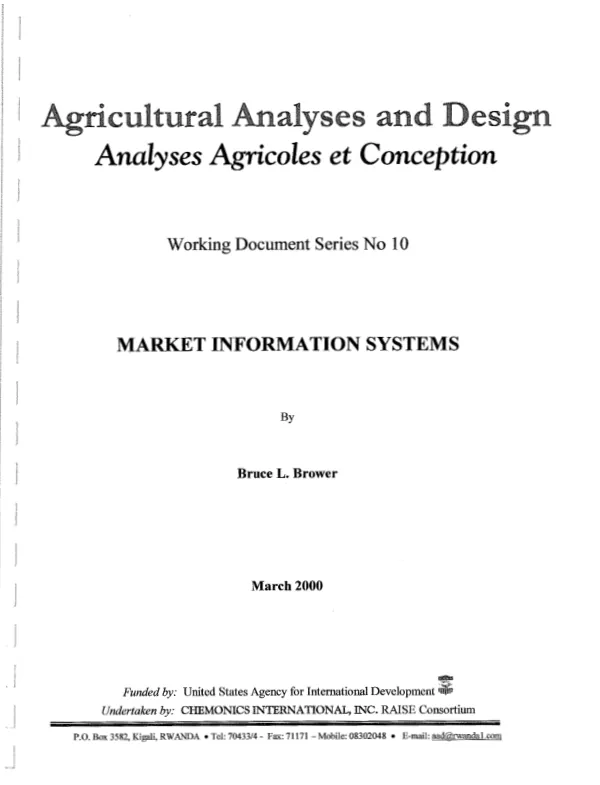 Market information systems