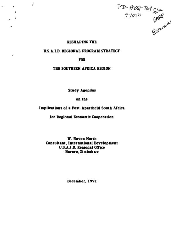 USAID/Bangladesh strategy for FY 2000-2010 : a focus on survival and the global economy