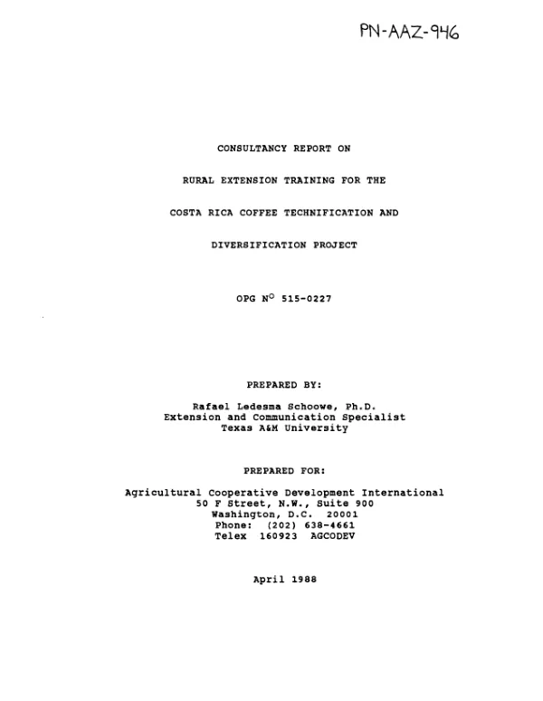 Proposal for the second phase of the program to strengthen human resources in microfinance institutions