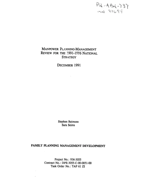 Performance monitoring for COMPASS [community partnerships for sustainable resource management in Malawi] and for CBNRM [community-based natural resource management]